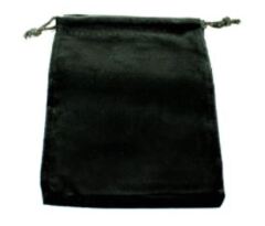 Suedecloth Dice Bag Small Black